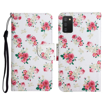 Painted Pattern Horizontal Flip Leather Case with Holder & Card Slot & Wallet, For Samsung Galaxy A03s 164mm