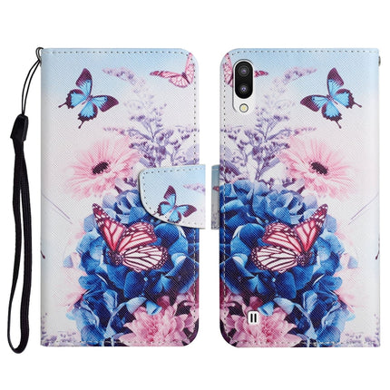 Painted Pattern Horizontal Flip Leather Case with Holder & Card Slot & Wallet, For Samsung Galaxy A10 / M10