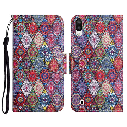 Painted Pattern Horizontal Flip Leather Case with Holder & Card Slot & Wallet, For Samsung Galaxy A10 / M10