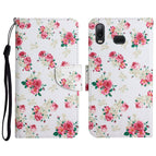 For Samsung Galaxy A10s / Red Peony Flower