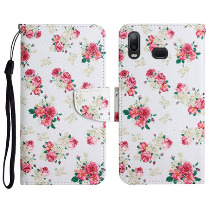 Painted Pattern Horizontal Flip Leather Case with Holder & Card Slot & Wallet, For Samsung Galaxy A10s