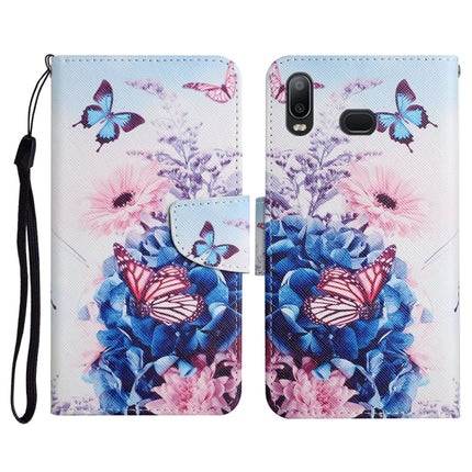Painted Pattern Horizontal Flip Leather Case with Holder & Card Slot & Wallet, For Samsung Galaxy A10s