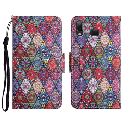 Painted Pattern Horizontal Flip Leather Case with Holder & Card Slot & Wallet, For Samsung Galaxy A10s