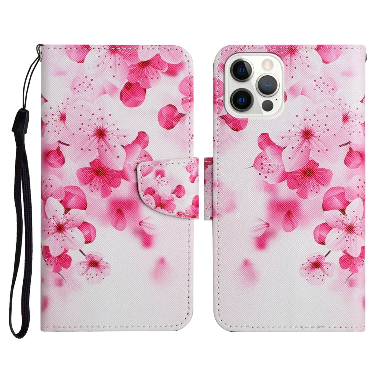 Horizontale Klapphülle aus Leder mit bemaltem Muster, Halter, Kartenfach und Geldbörse, für iPhone 13 Pro