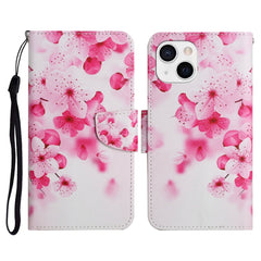 Painted Pattern Horizontal Flip Leather Case with Holder & Card Slot & Wallet, For iPhone 13