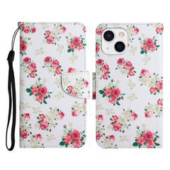 Painted Pattern Horizontal Flip Leather Case with Holder & Card Slot & Wallet, For iPhone 13