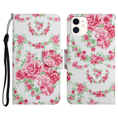 Painted Pattern Horizontal Flip Leather Case with Holder & Card Slot & Wallet, For iPhone 12 mini