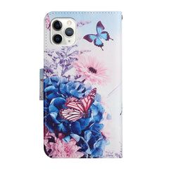 Painted Pattern Horizontal Flip Leather Case with Holder & Card Slot & Wallet, For iPhone 11 Pro Max