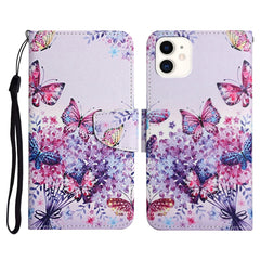 Painted Pattern Horizontal Flip Leather Case with Holder & Card Slot & Wallet, For iPhone 11