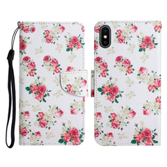 Painted Pattern Horizontal Flip Leather Case with Holder & Card Slot & Wallet, For iPhone XS Max