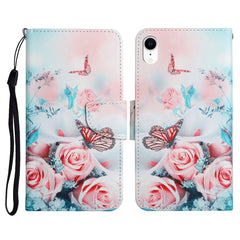 Painted Pattern Horizontal Flip Leather Case with Holder & Card Slot & Wallet, For iPhone XR