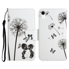 Painted Pattern Horizontal Flip Leather Case with Holder & Card Slot & Wallet, For iPhone XR