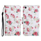 For iPhone SE 2022 / SE 2020 / 8 / 7 / Red Peony Flower