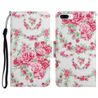 Para iPhone 8 Plus y 7 Plus / Flor rosa