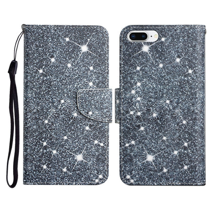 Estuche de cuero con tapa horizontal con patrón pintado, ranura para tarjetas y billetera, para iPhone 8 Plus y 7 Plus