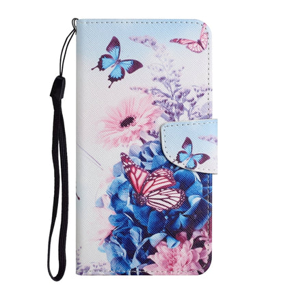 Painted Pattern Horizontal Flip Leather Case with Holder & Card Slot & Wallet, For Samsung Galaxy A52 5G / 4G