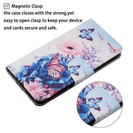 Painted Pattern Horizontal Flip Leather Case with Holder & Card Slot & Wallet, For Samsung Galaxy A52 5G / 4G