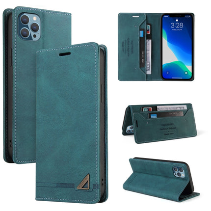 Skin Feel Anti-theft Brush Horizontal Flip Leather Case with Holder & Card Slots & Wallet, For iPhone 13 Pro Max, For iPhone 13 Pro, For iPhone 13, For iPhone 13 mini, For iPhone 12 Pro Max, For iPhone 12 / 12 Pro