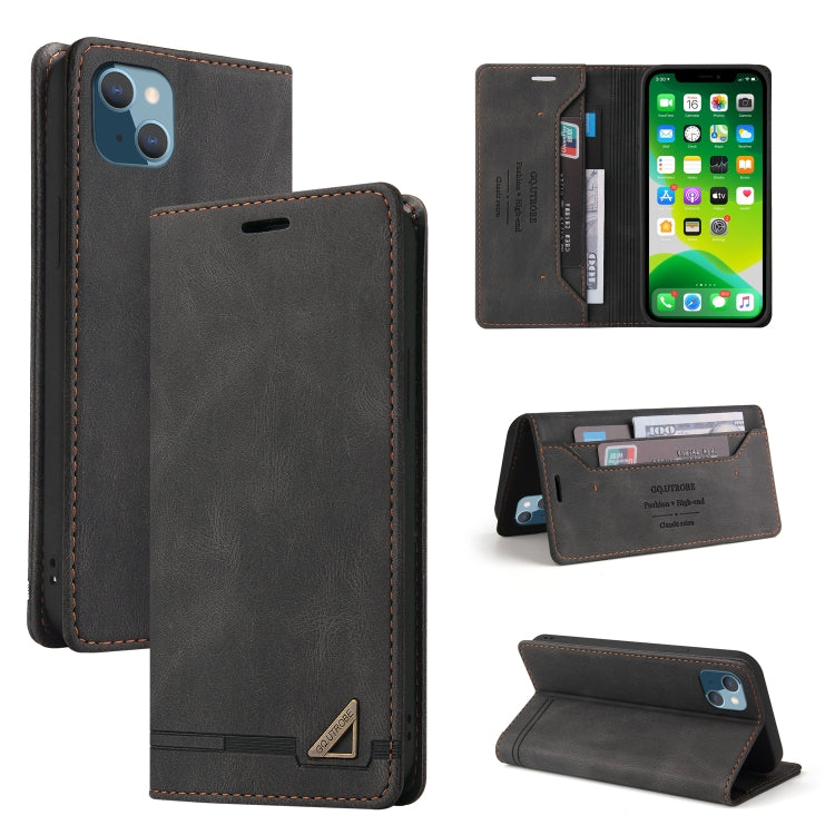 Skin Feel Anti-theft Brush Horizontal Flip Leather Case with Holder & Card Slots & Wallet, For iPhone 13 Pro Max, For iPhone 13 Pro, For iPhone 13, For iPhone 13 mini, For iPhone 12 Pro Max, For iPhone 12 / 12 Pro