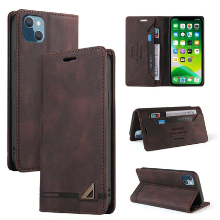 Skin Feel Anti-theft Brush Horizontal Flip Leather Case with Holder & Card Slots & Wallet, For iPhone 13 Pro Max, For iPhone 13 Pro, For iPhone 13, For iPhone 13 mini, For iPhone 12 Pro Max, For iPhone 12 / 12 Pro