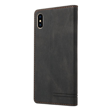 Skin Feel Anti-theft Brush Horizontal Flip Leather Case with Holder & Card Slots & Wallet, For iPhone X / XS, For iPhone SE 2022 / SE 2020 / 8 / 7, For iPhone 8 Plus & 7 Plus