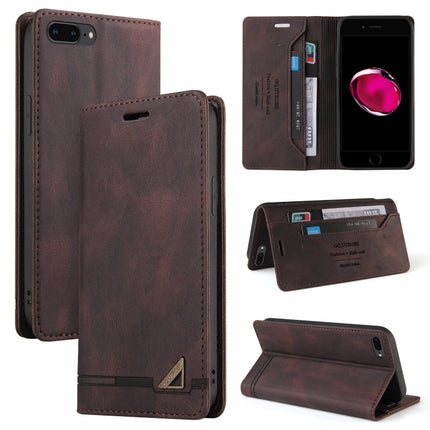 Skin Feel Anti-theft Brush Horizontal Flip Leather Case with Holder & Card Slots & Wallet, For iPhone X / XS, For iPhone SE 2022 / SE 2020 / 8 / 7, For iPhone 8 Plus & 7 Plus