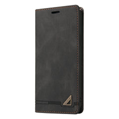 For Samsung Galaxy A03s 166mm Skin Feel Anti-theft Brush Horizontal Flip Leather Case with Holder & Card Slots & Wallet(Brown)