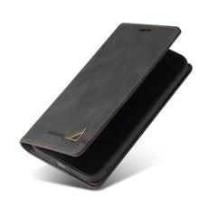 For Samsung Galaxy A03s 166mm Skin Feel Anti-theft Brush Horizontal Flip Leather Case with Holder & Card Slots & Wallet(Brown)