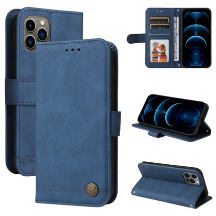 Skin Feel Life Tree Metal Button Horizontal Flip Leather Case with Holder & Card Slot & Wallet & Photo Frame & Strap, For iPhone 12 mini, For iPhone 12 / 12 Pro, For iPhone 12 Pro Max, For iPhone 11