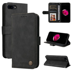 Skin Feel Life Tree Metal Button Horizontal Flip Leather Case with Holder & Card Slot & Wallet & Photo Frame & Strap, For iPhone 12 Pro Max, For iPhone 11, For iPhone 11 Pro, For iPhone 11 Pro Max, For iPhone SE 2022 / SE 2020 / 8 / 7