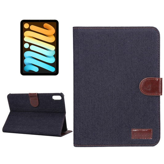 Denim Texture Smart Leder PC Tablet Hülle, Für iPad mini 6 / mini 2024