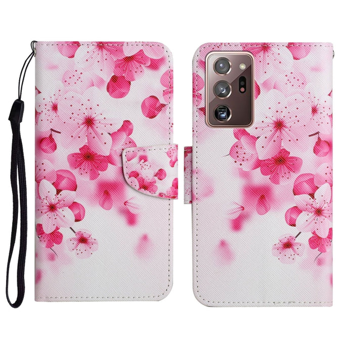 Painted Pattern Horizontal Flip Leather Case with Holder & Card Slot & Wallet, For Samsung Galaxy Note20 Ultra