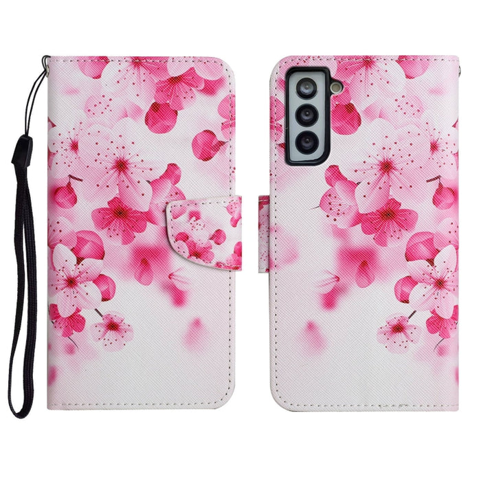 Painted Pattern Horizontal Flip Leather Case with Holder & Card Slot & Wallet, For Samsung Galaxy S21 5G