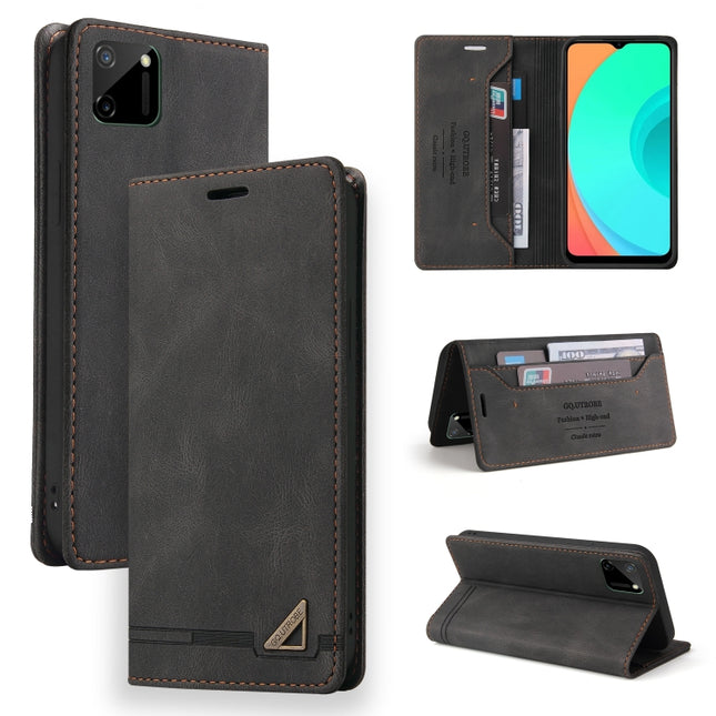 Skin Feel Anti-theft Brush Horizontal Flip Leather Case with Holder & Card Slots & Wallet, For OPPO Realme C11, For OPPO Realme C15, For OPPO Realme C21, For OPPO Realme GT, For OPPO Reno5 Pro 5G, For OPPO Realme 8