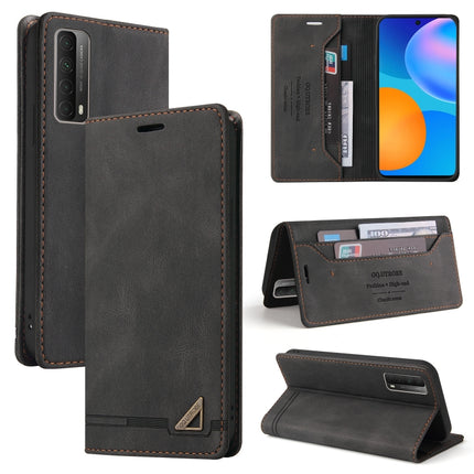 Skin Feel Anti-theft Brush Horizontal Flip Leather Case with Holder & Card Slots & Wallet, For Huawei P40, For Huawei P40 Lite, For Huawei P40 Pro, For Huawei P Smart Z, For Huawei P Smart 2021