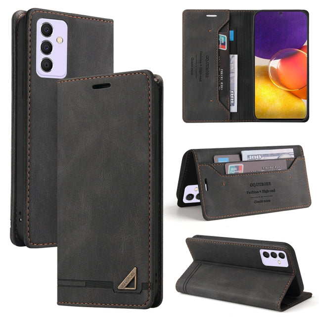 Skin Feel Anti-theft Brush Horizontal Flip Leather Case with Holder & Card Slots & Wallet, For Samsung Galaxy A81, For Samsung Galaxy A82 5G, For Samsung Galaxy F52 5G, For Samsung Galaxy F62 / M62, For Samsung Galaxy M31, For Samsung Galaxy M31s