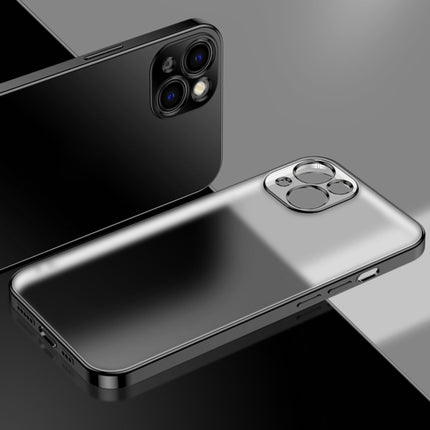 Funda a prueba de golpes de TPU esmerilado con borde galvanizado, para iPhone 13 mini, para iPhone 13, para iPhone 13 Pro, para iPhone 13 Pro Max