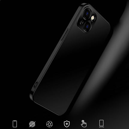 Funda a prueba de golpes de TPU esmerilado con borde galvanizado, para iPhone 13 mini, para iPhone 13, para iPhone 13 Pro, para iPhone 13 Pro Max