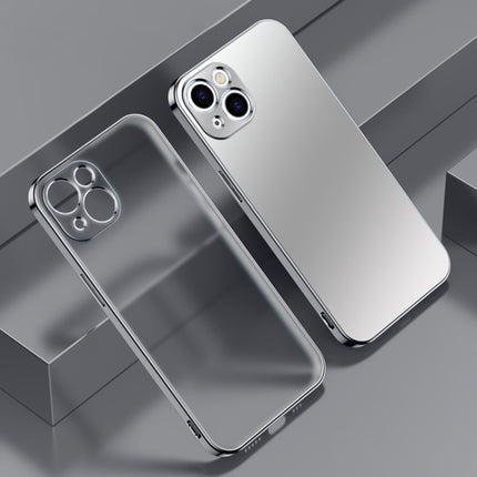 Funda a prueba de golpes de TPU esmerilado con borde galvanizado, para iPhone 13 mini, para iPhone 13, para iPhone 13 Pro, para iPhone 13 Pro Max