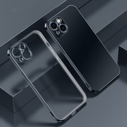 Funda a prueba de golpes de TPU esmerilado con borde galvanizado, para iPhone 13 mini, para iPhone 13, para iPhone 13 Pro, para iPhone 13 Pro Max