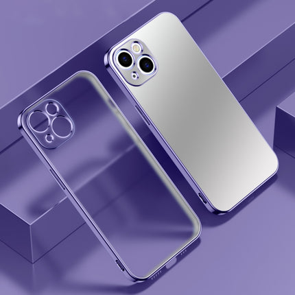 Funda a prueba de golpes de TPU esmerilado con borde galvanizado, para iPhone 13 mini, para iPhone 13, para iPhone 13 Pro, para iPhone 13 Pro Max