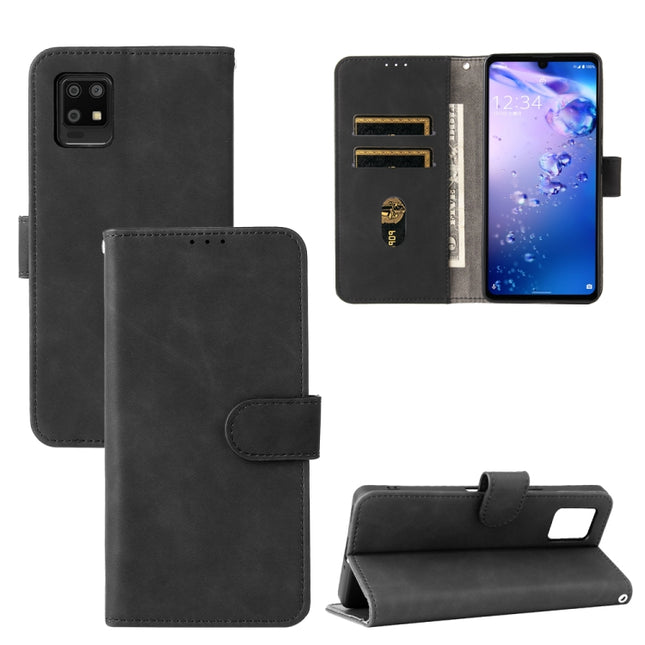 Solid Color Skin Feel Magnetic Buckle Horizontal Flip Calf Texture PU Leather Case with Holder & Card Slots & Wallet, For Motorola Moto G50 5G, For Nokia C30, For Sharp Air Zero6, For ZTE Blade A31