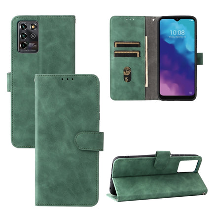 Solid Color Skin Feel Magnetic Buckle Horizontal Flip Calf Texture PU Leather Case with Holder & Card Slots & Wallet, For ZTE Blade V30 Vita, For UMIDIGI Bison Pro