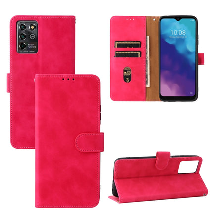 Solid Color Skin Feel Magnetic Buckle Horizontal Flip Calf Texture PU Leather Case with Holder & Card Slots & Wallet, For ZTE Blade V30 Vita, For UMIDIGI Bison Pro