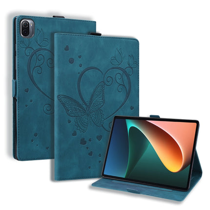 Love Butterfly Pattern Horizontal Flip Leather Case with Holder & Sleep / Wake-up Function, For Xiaomi Pad 5 / Pad 5 Pro