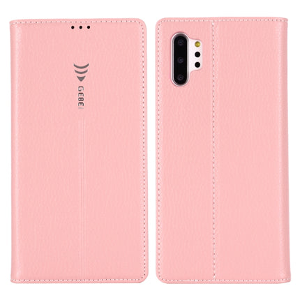 GEBEI PU+TPU Horizontal Flip Protective Case with Holder & Card Slots, For Galaxy Note 10+