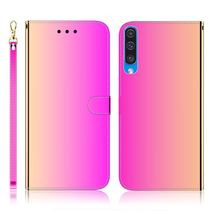 Imitated Mirror Surface Horizontal Flip Leather Case with Holder & Card Slots & Wallet & Lanyard, For Samsung Galaxy A50, For Samsung Galaxy A90 5G, For Samsung Galaxy A40, For iPhone 7 Plus / 8 Plus