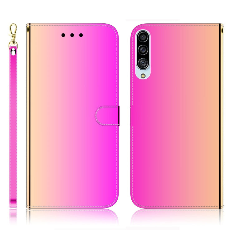 Imitated Mirror Surface Horizontal Flip Leather Case with Holder & Card Slots & Wallet & Lanyard, For Samsung Galaxy A50, For Samsung Galaxy A90 5G, For Samsung Galaxy A40, For iPhone 7 Plus / 8 Plus