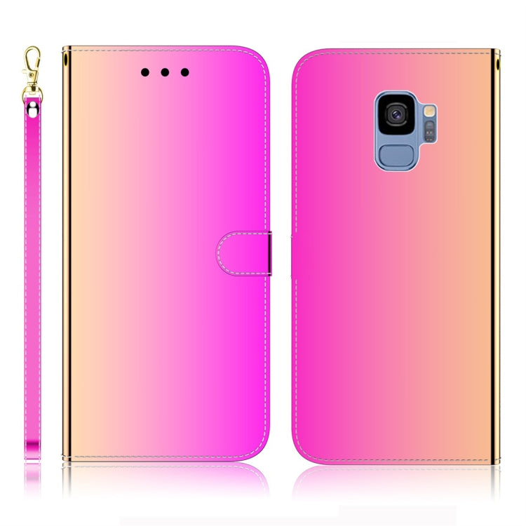 Imitated Mirror Surface Horizontal Flip Leather Case with Holder & Card Slots & Wallet & Lanyard, For Samsung Galaxy S8+, For iPhone XR, For Samsung Galaxy S9, For iPhone XS Max