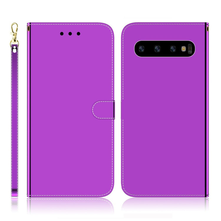 Imitated Mirror Surface Horizontal Flip Leather Case with Holder & Card Slots & Wallet & Lanyard, For Samsung Galaxy S9+, For iPhone X / XS, For Samsung Galaxy S10, For Sony Xperia 1